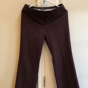 Loft Petite Marisa Trouser burgundy size 2P